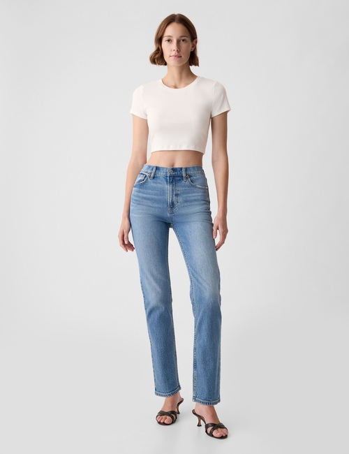High Rise ’90s Straight Jeans