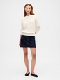 Cable-Knit Crewneck Sweater