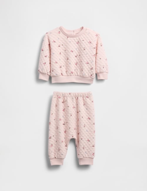 PRINTED CREW QUILTED SET