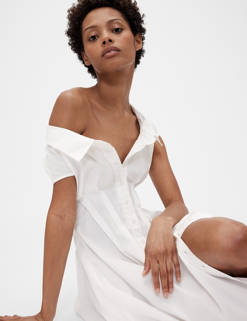 GapStudio Poplin Maxi Shirtdress