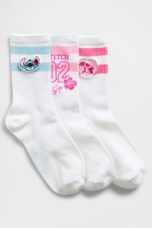 Lilo & Stitch Kids Crew Socks (3-Pack)