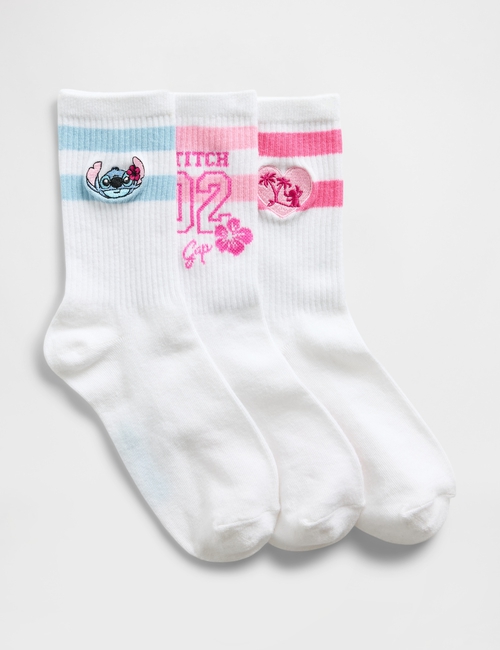 Lilo & Stitch Kids Crew Socks (3-Pack)