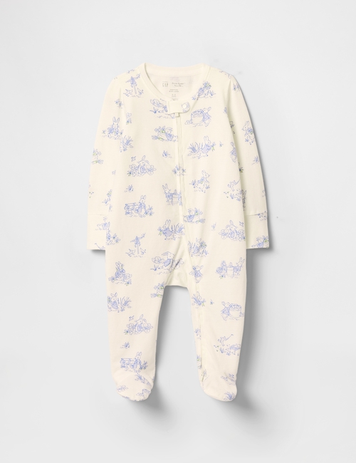 Baby Peter Rabbit™ Organic Cotton Footed One-Piece