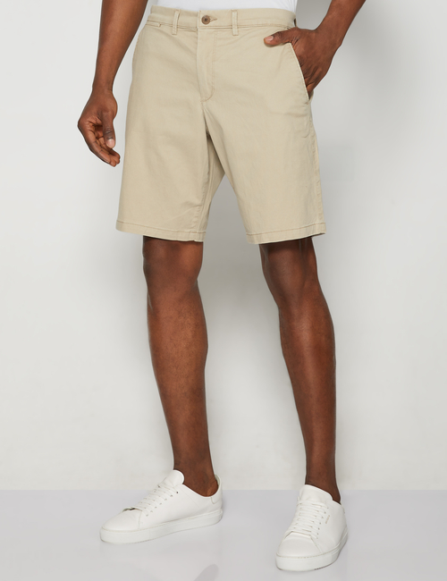 10" Essential Khaki Shorts with Washwell