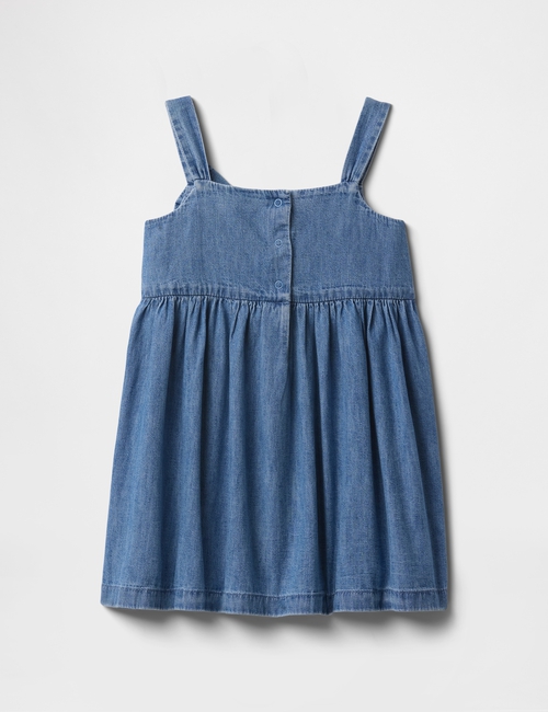 Baby & Toddler Bow Denim Dress