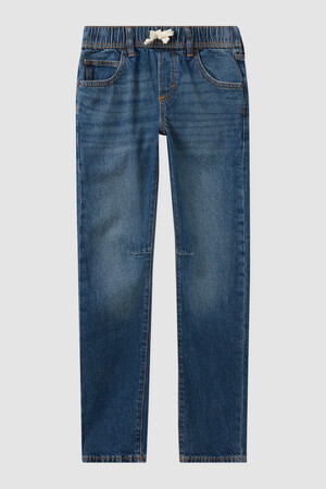 Kids Slim Pull-On Jeans with Washwell