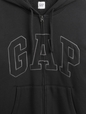 Relaxed Gap Logo Sherpa-Lined Zip Hoodie