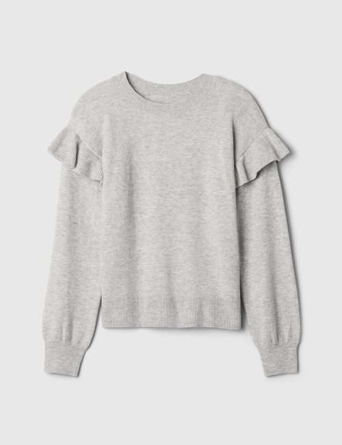 Kids CashSoft Ruffle Sweater