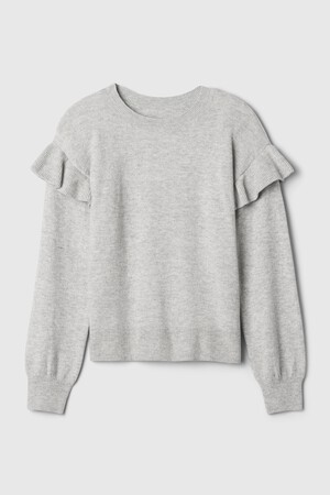 Kids CashSoft Ruffle Sweater
