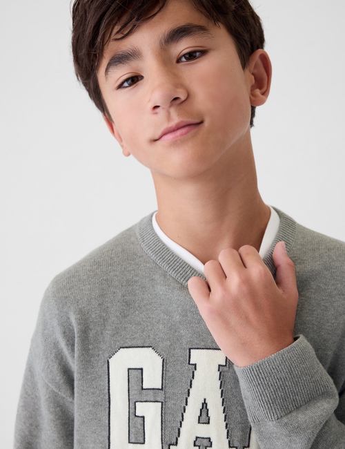 Kids Gap Logo Intarsia Sweater