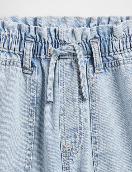 Kids High Rise Relaxed Pull-On Utility Shorts