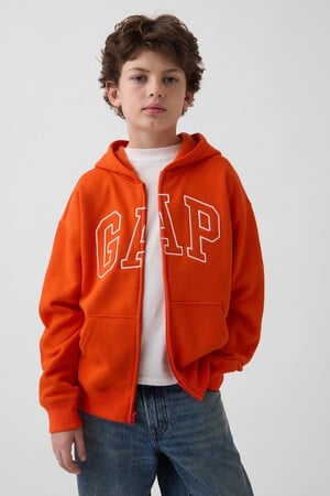 Kids Relaxed Gap Logo French Terry Zip Hoodie
