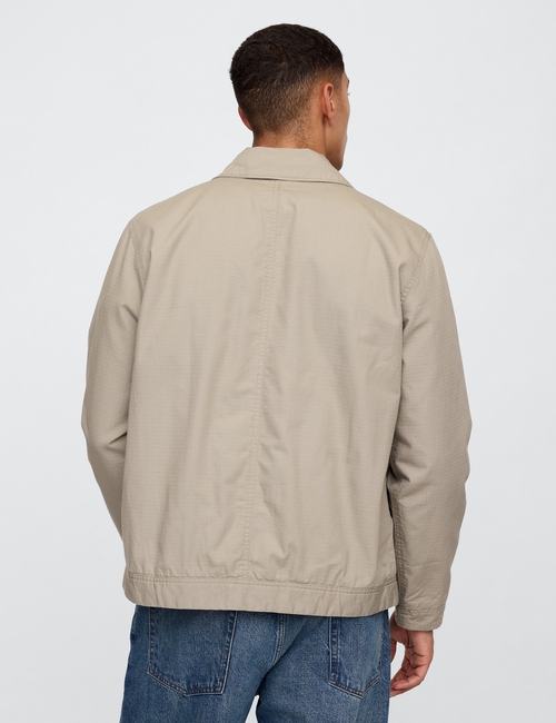 Relaxed Ripstop Utility Jacket