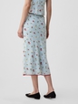 Gap × DÔEN Floral Midi Skirt