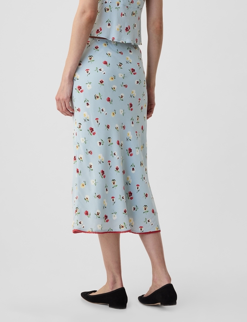 Gap × DÔEN Floral Midi Skirt