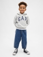 Baby & Toddler Two-Tone Pull-On Barrel Jeans