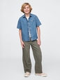 Kids Logo Denim Shirt