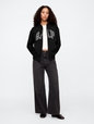 Relaxed Gap Logo Zip Hoodie