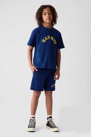 Kids Gap NYC Arch Logo Short Sleeve Sweatshirt