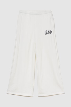 Gap Logo French Terry Wide-Leg Joggers