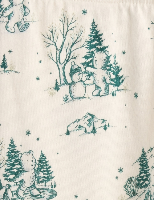 PRINT FF SINGLE KNIT BOTTOM HOL25