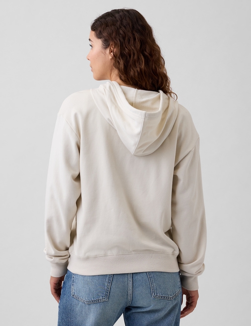 Relaxed Gap Logo Zip Hoodie