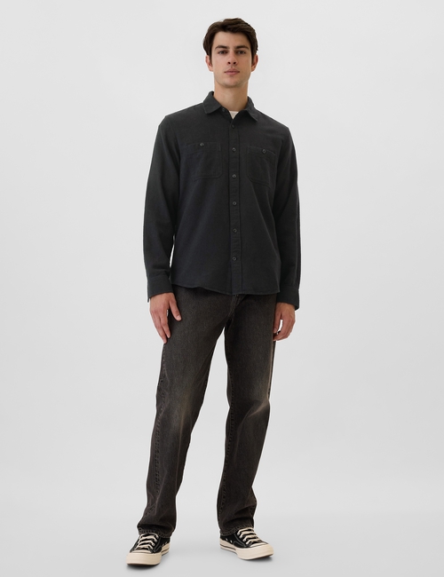 Brushed Utility Shirt in Standard Fit