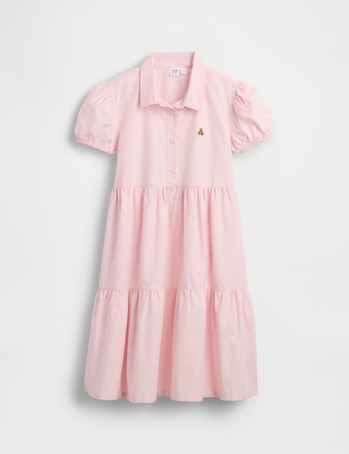 Kids Brannan Bear Tiered Shirtdress