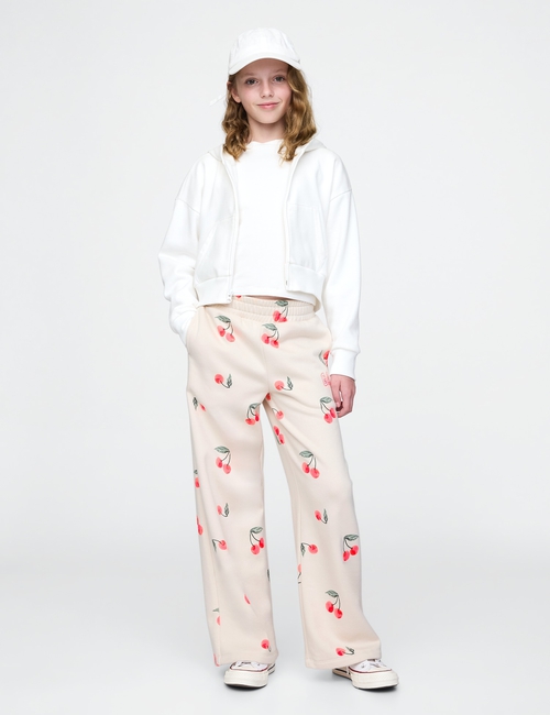 Kids Relaxed Wide Leg Sweatpants