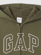 Kids Relaxed Gap Logo Sherpa Zip Hoodie