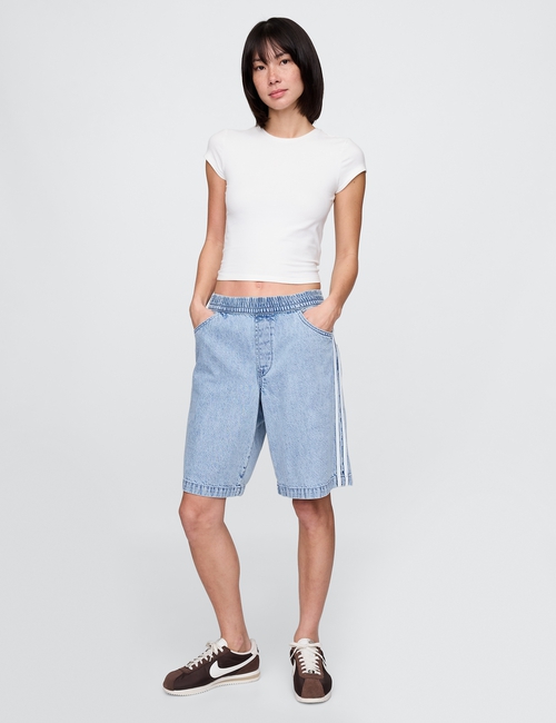 11" Mid Rise UltraSoft Easy Longline Denim Shorts