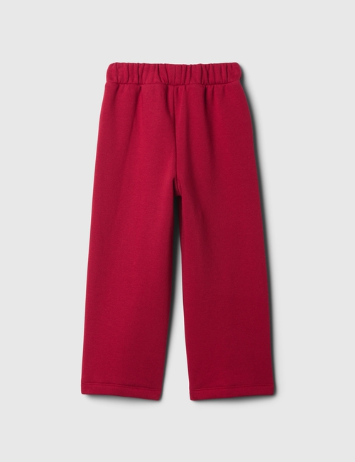 LOGO FLC WIDE LEG PANT