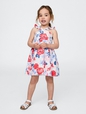 Baby & Toddler Linen-Cotton Flutter V-Neck Dress