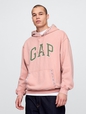 VintageSoft Oversized Logo Hoodie