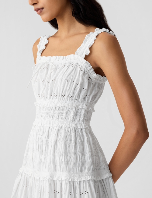Gap × DÔEN Eyelet Midi Dress