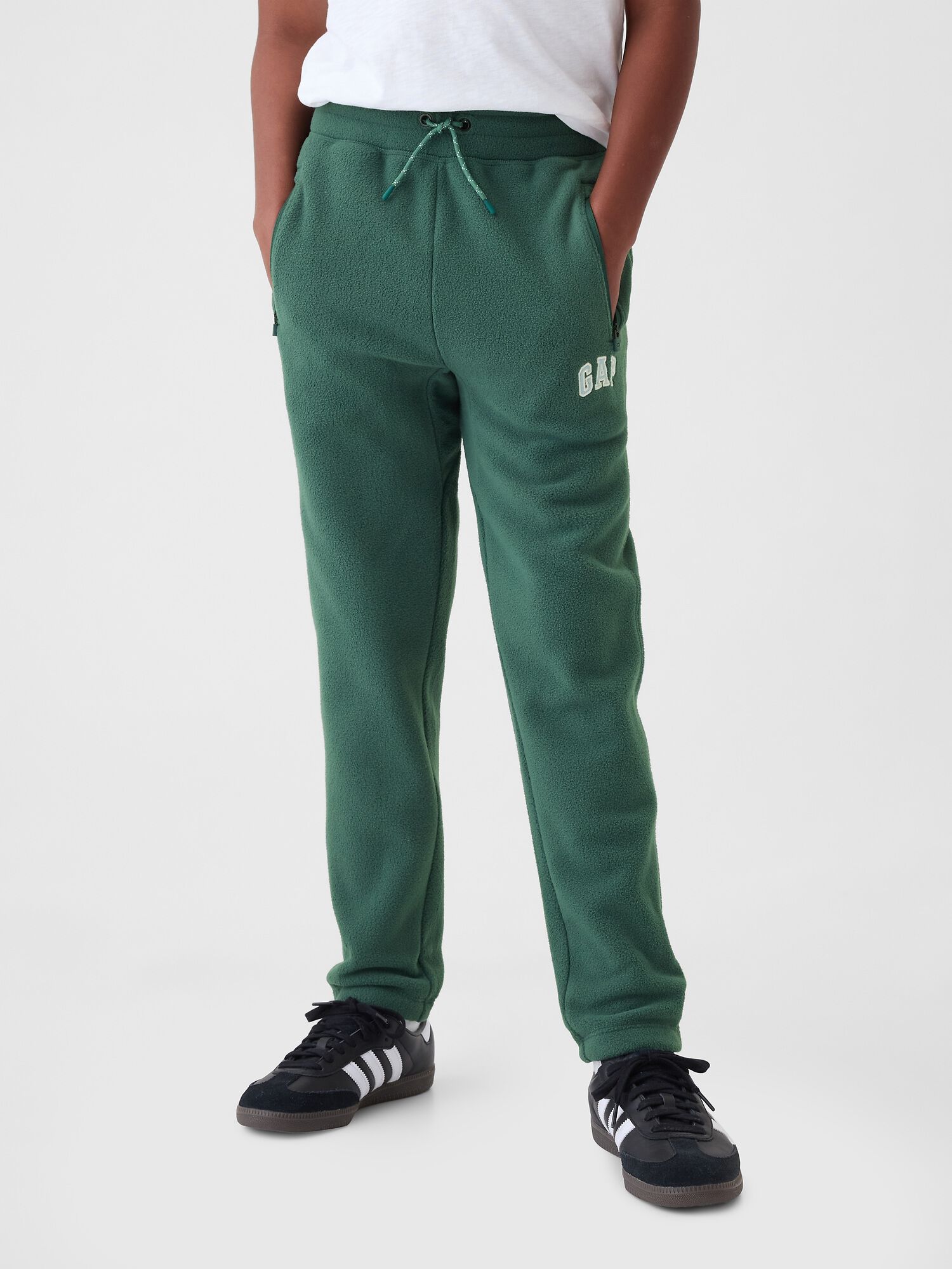 Kids green sweatpants outlet