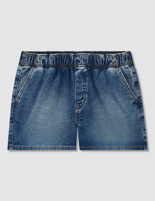 Kids Pull-On Denim Shorts