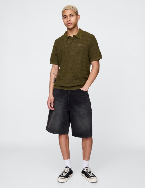 Sweater Polo Shirt