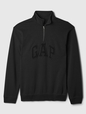 Relaxed Gap Logo Quarter-Zip Sweatshirt