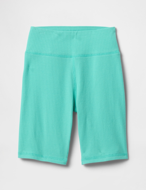 Kids Ribbed Bike Shorts