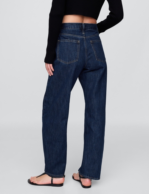 High Rise Barrel Jeans