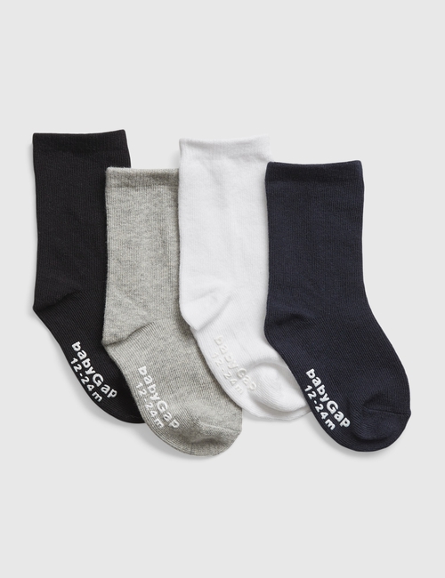 Toddler Crew Socks (4-Pack)