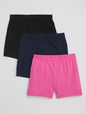 Kids Cartwheel Shorts in Stretch Jersey (3-Pack)