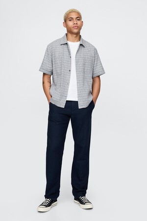 Linen-Cotton Khakis