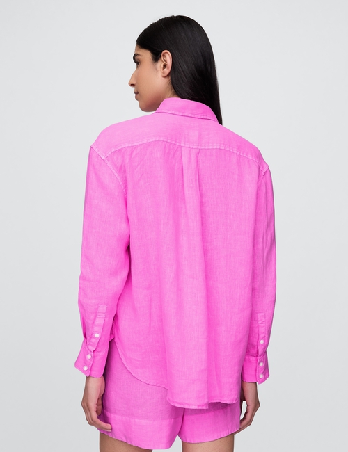 100% Linen Oversized Shirt