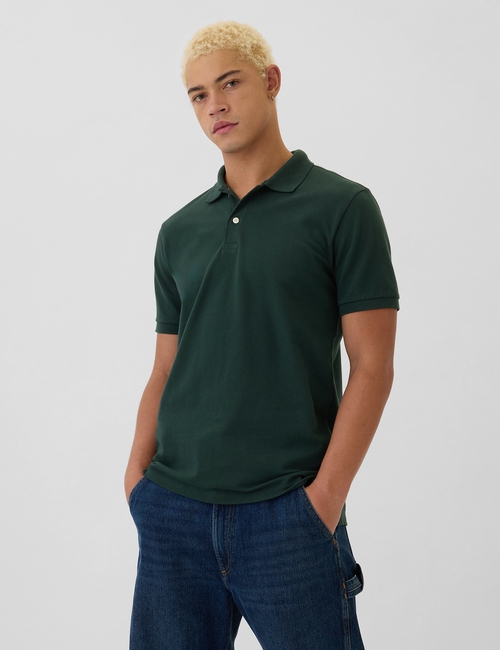 Stretch Pique Polo Shirt