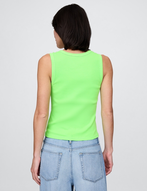 Rib Scoop Tank Top
