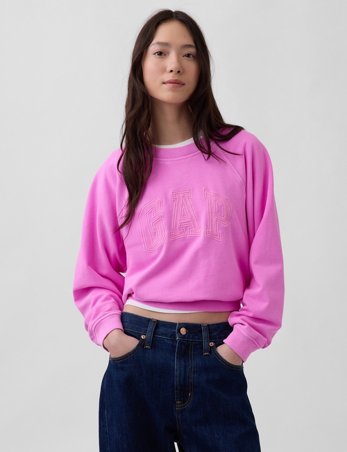 French Terry Raglan Logo Sweatshirt
