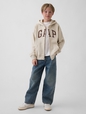 Kids VintageSoft Logo Zip Hoodie