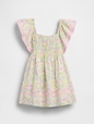 Baby & Toddler Smocked Flutter-Sleeve Dress